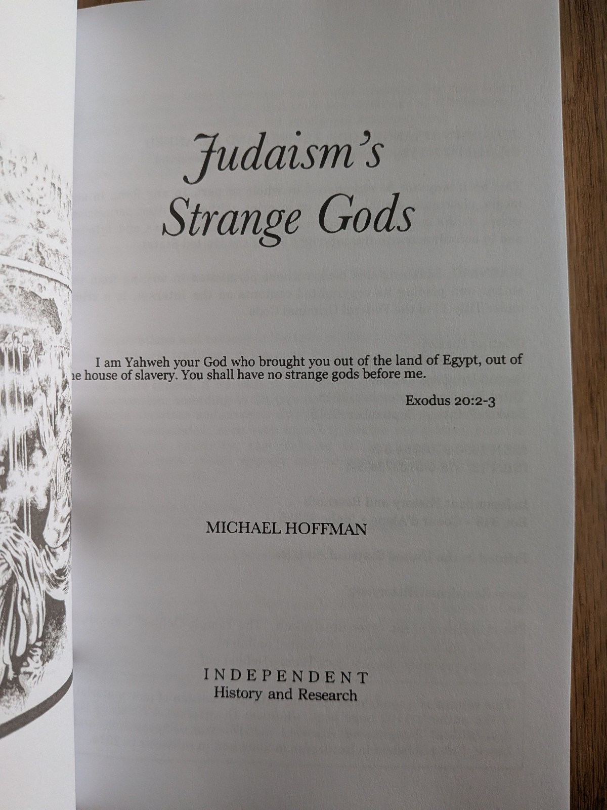 Judaism’s Strange Gods by Michael A. Hoffman – Rare Out-of-Print – New Paperback