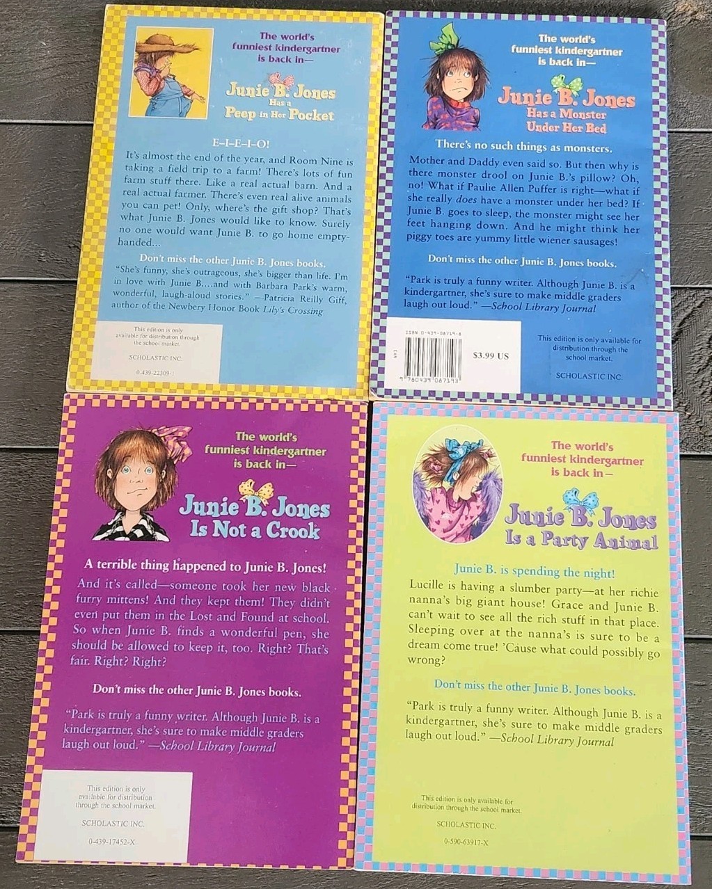 Lot of 16 Vintage 1990s-2000s Junie B. Jones By Barbara Park Softcover Books