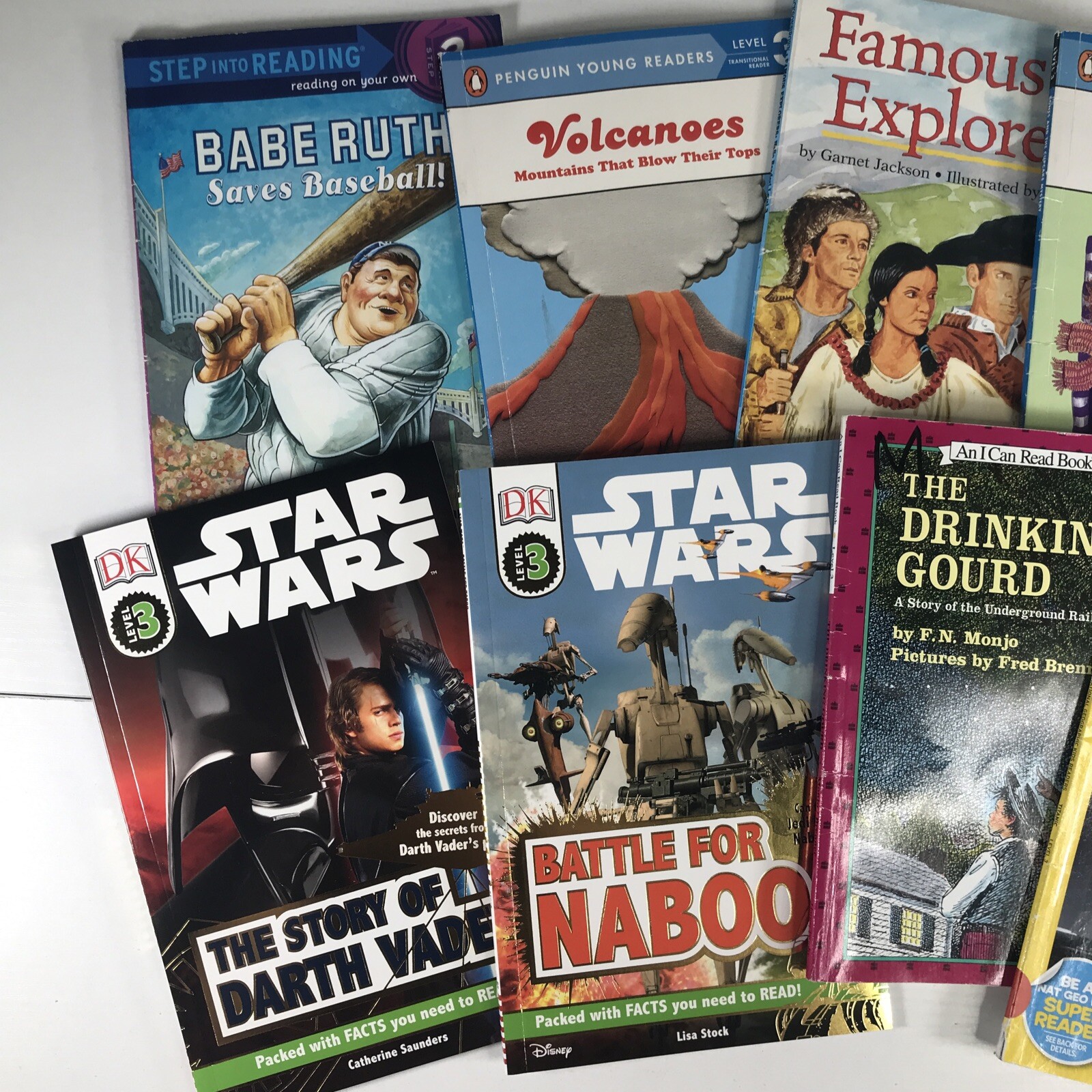 Random Lot of 10 Level 3 Step Into Reading | I Can Read | Learn To Read FOR BOYS