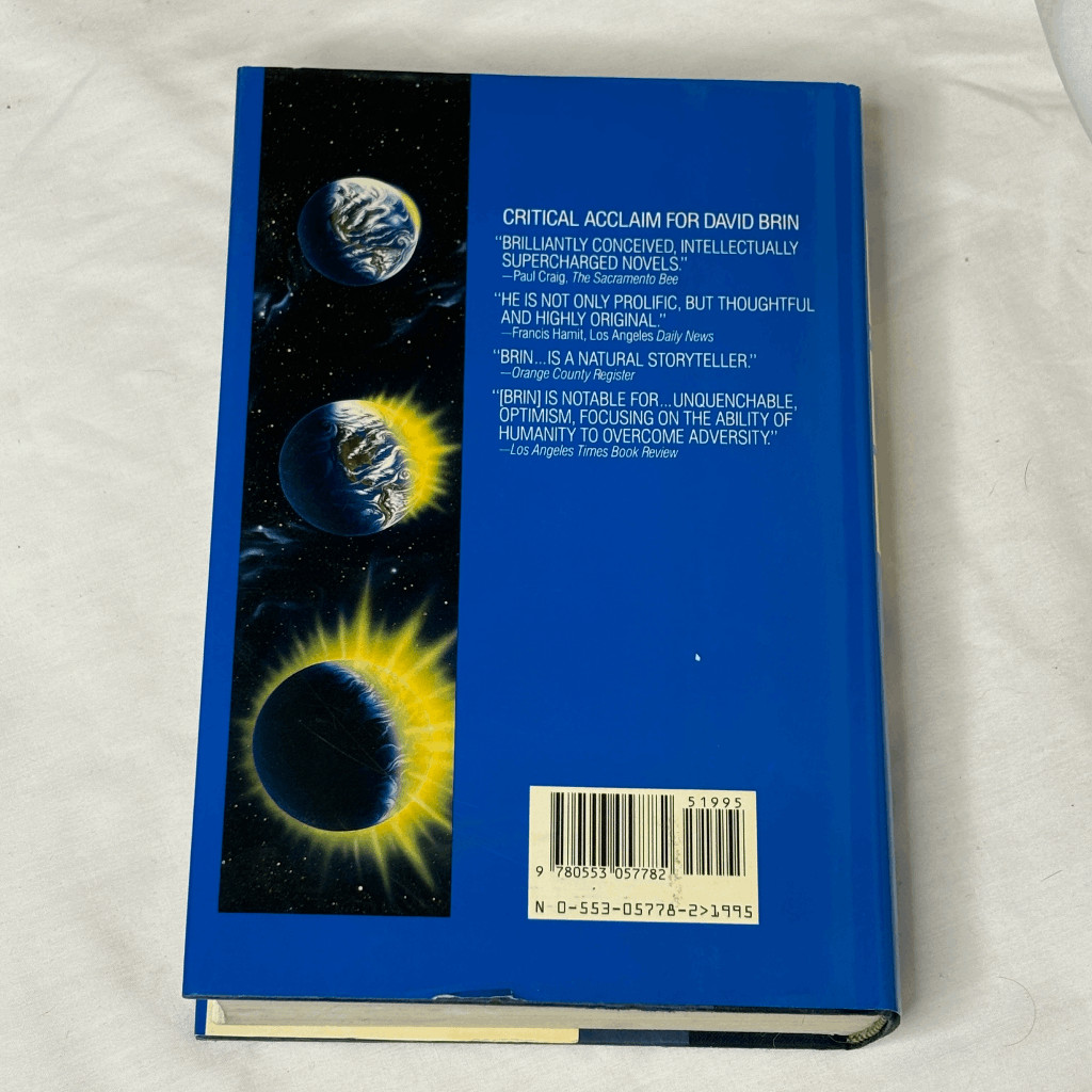 1999 ~ Earth by David Brin ~ SIGNED 1st Edition Hardcover w/ Dust Jacket