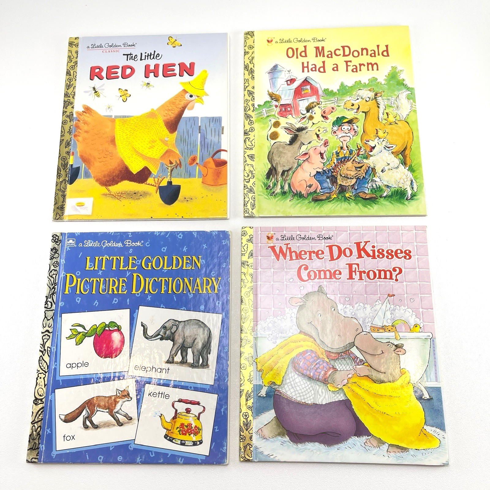 Little Golden Books Lot of 12 Classic Children’s Books – Mixed Titles