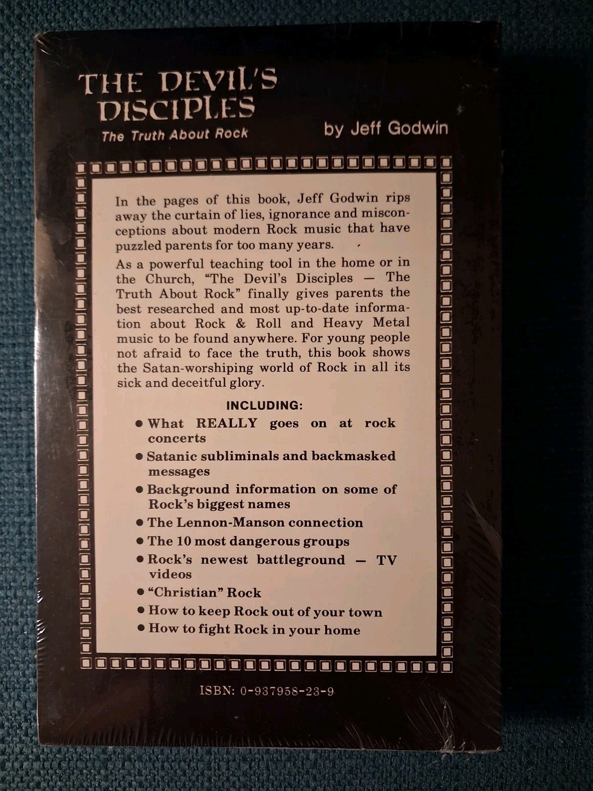 THE DEVIL’S DISCIPLES The Truth About Rock Book By Jeff Godwin UNREAD NEW COPY