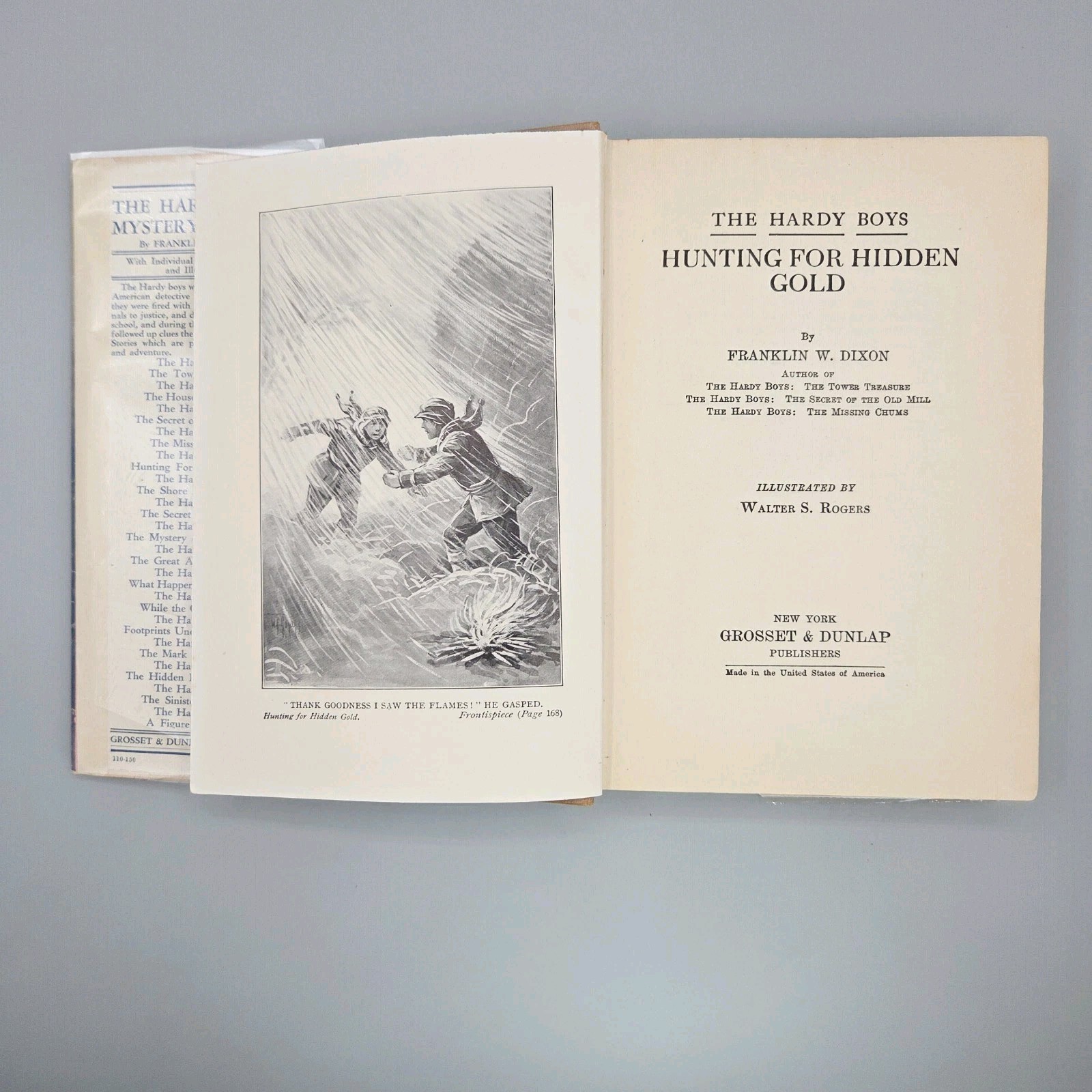 Hunting for Hidden Gold 1928 HCDJ Tan Cloth Early Cave‑Art Jacket Variant