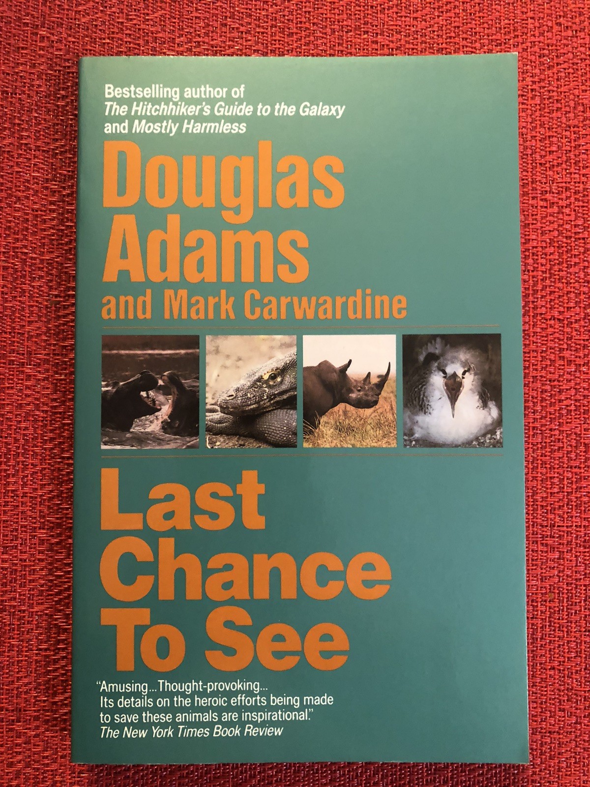 DOUGLAS ADAMS: Last Chance to See (NEW softcover)