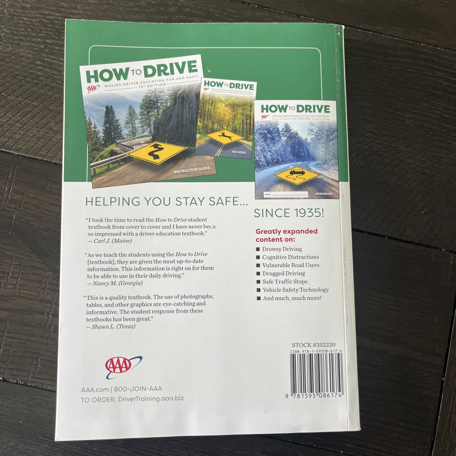 How To Drive AAA 15th Edition – Student Textbook