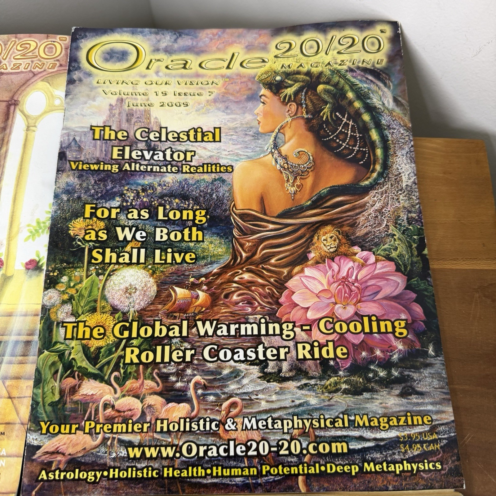 ORACLE 20/20 MAGAZINE LOT OF 8 2000s Metaphysics, Astrology, Witchcraft
