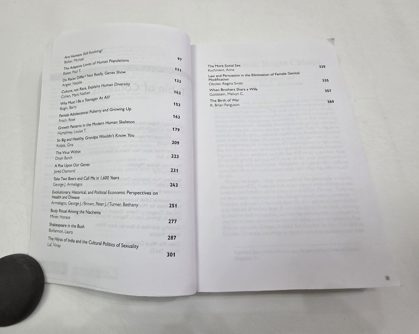 PEARSON CUSTOM ANTHROPOLOGY SECTION 002-2014-good