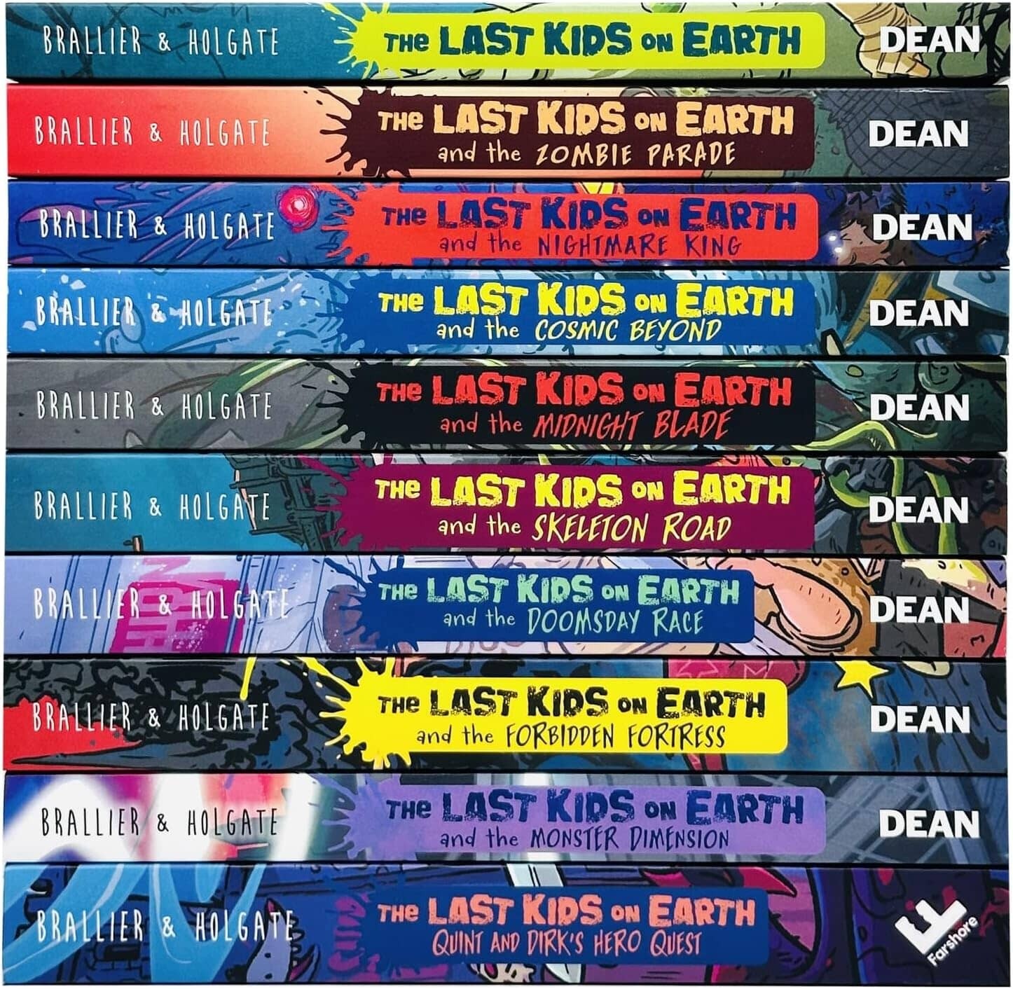 Last Kids on Earth Series by Max Brallier 10 Books Collection Set -Ages 8-12-PB