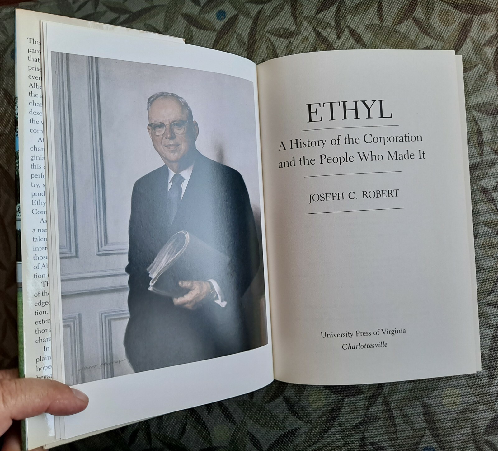 Ethyl by Joseph C. Robert, 1983, Hardcover with Dust Jacket, 448 pages