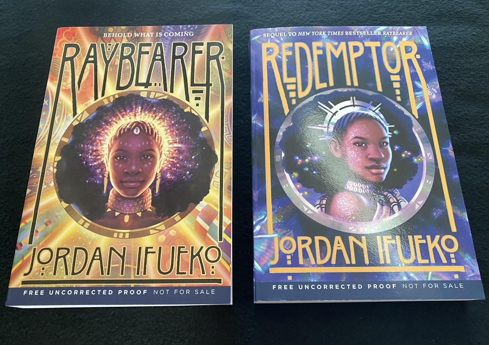Raybearer and Redemptor ARCS Set Jordan Ifueko NEW UNREAD Advanced Readers Copy