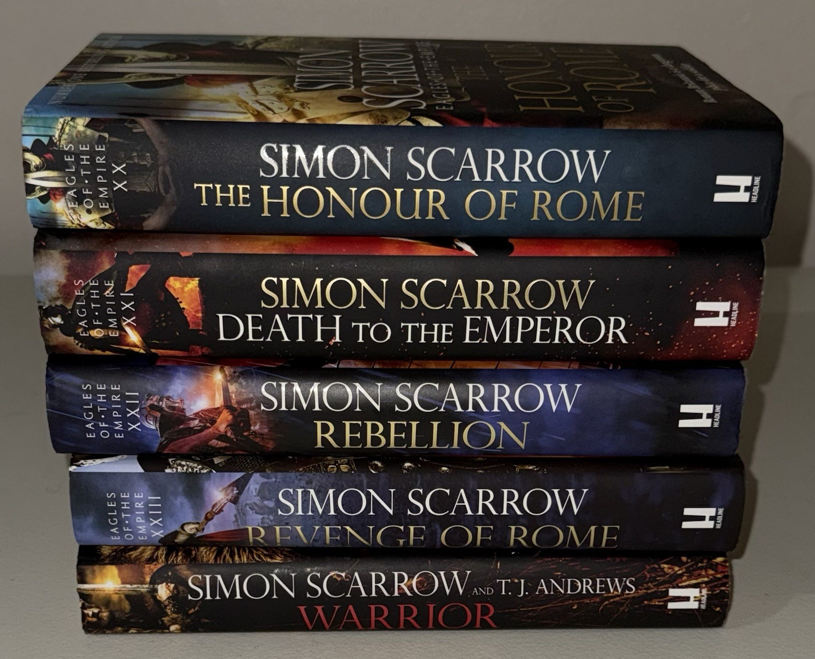 Simon Scarrow Hardcover Book Lot Eagles Empire XX-XXIII Honour Rome Rebellion