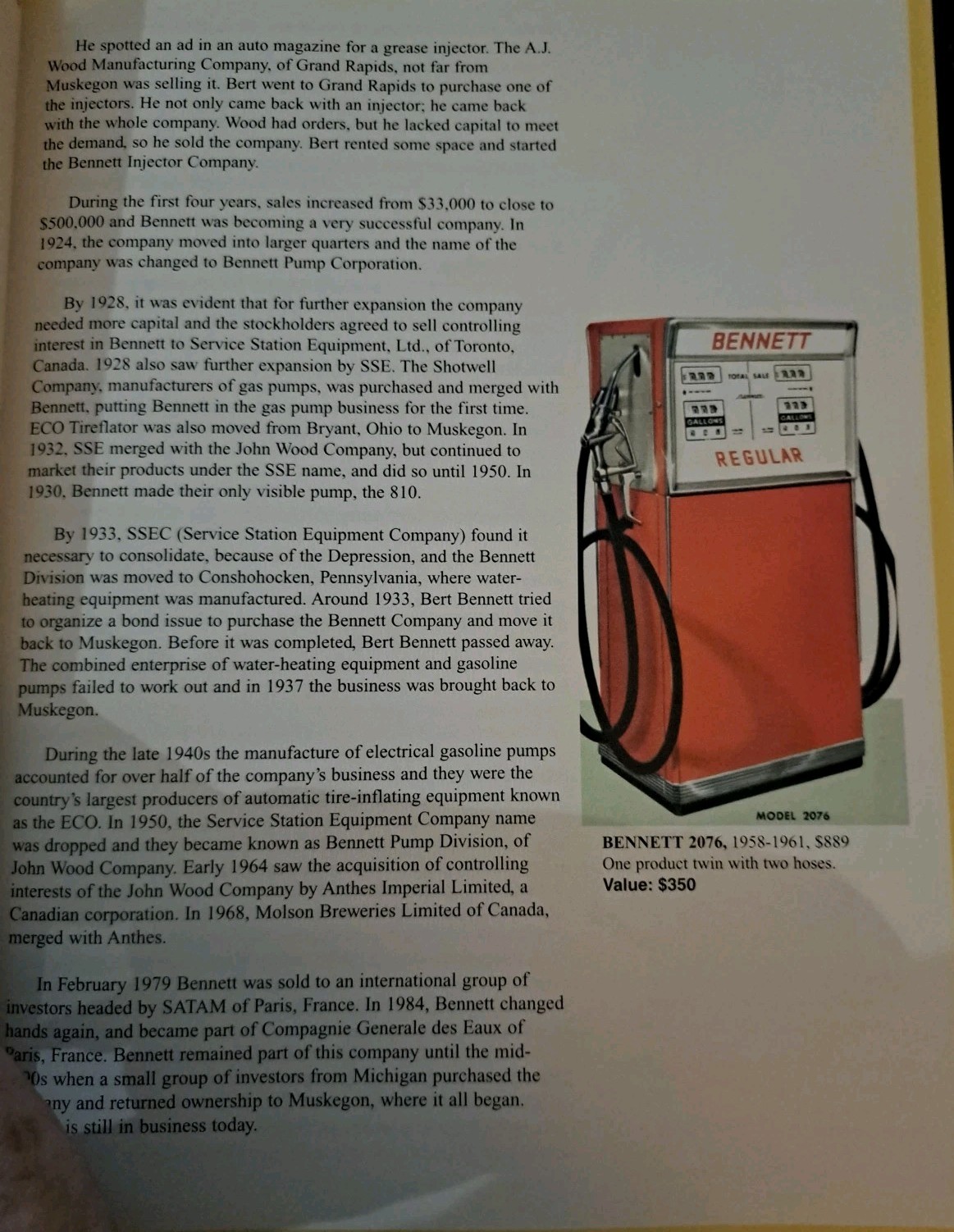 An Illustrated Guide to Gas Pumps Identification + Price Guide, J. Sim – GOOD