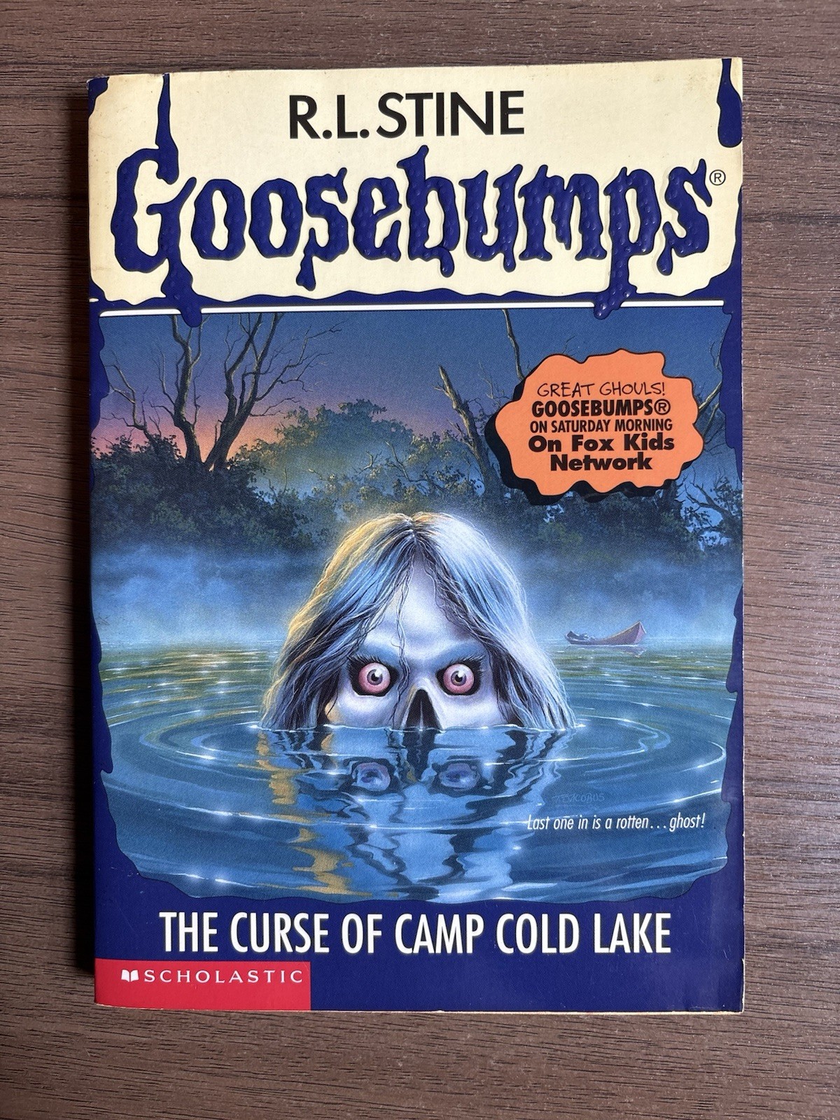 Goosebumps #56 The Curse Of Camp Cold Lake – True 1st Print 1997 – Good / VG