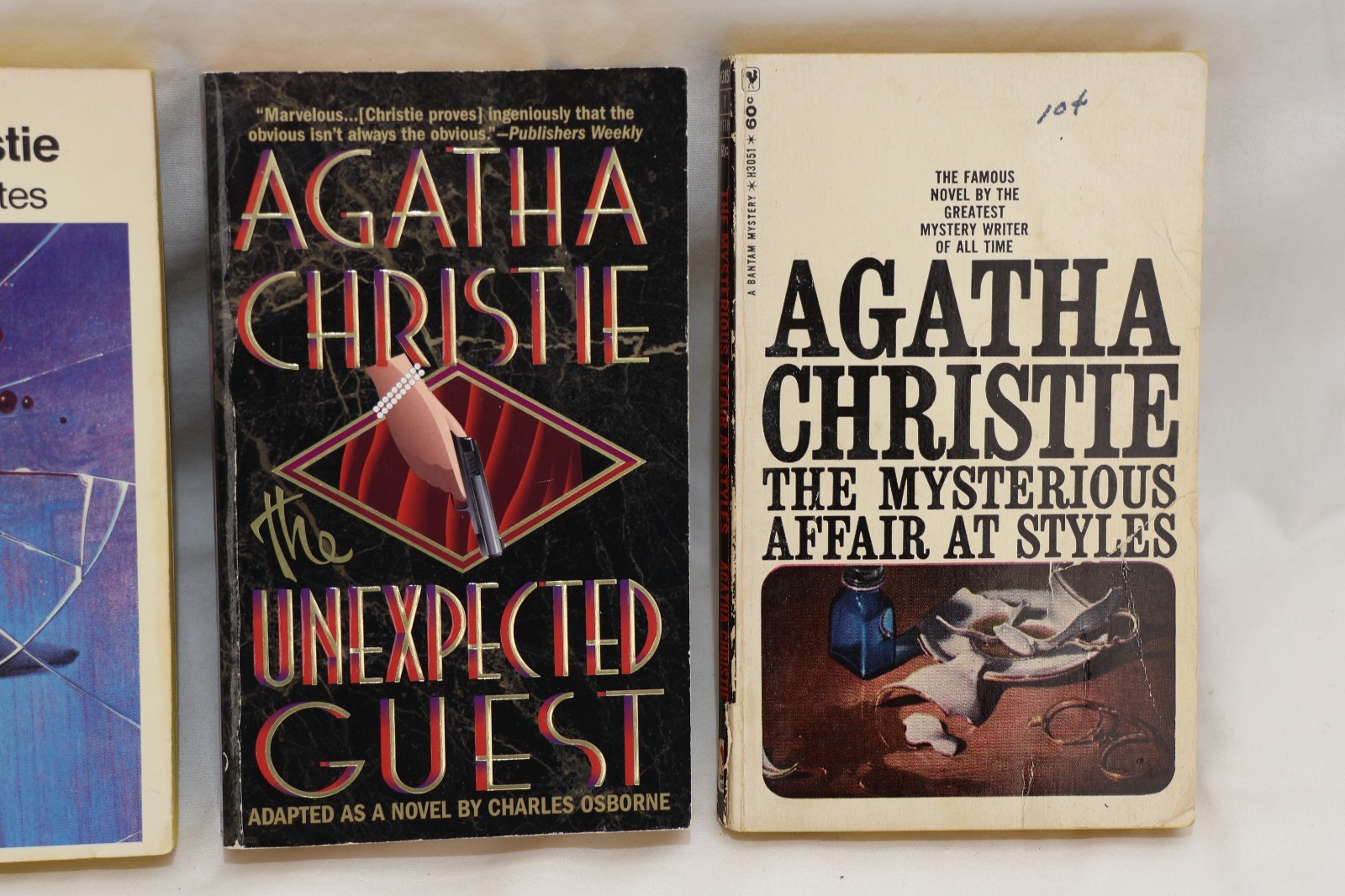 Lot of 7 Agatha Christie Books, Paperback, Mystery, Good, No Duplicates, B514