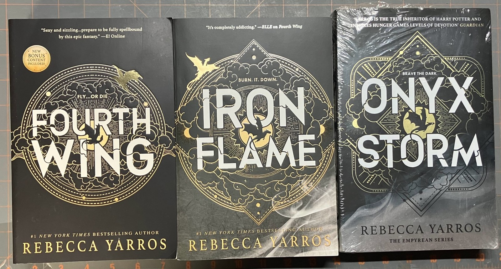 The Empyrean Series 3 Books Collection Set By Rebecca Yarros (Fourth Wing, Iro..