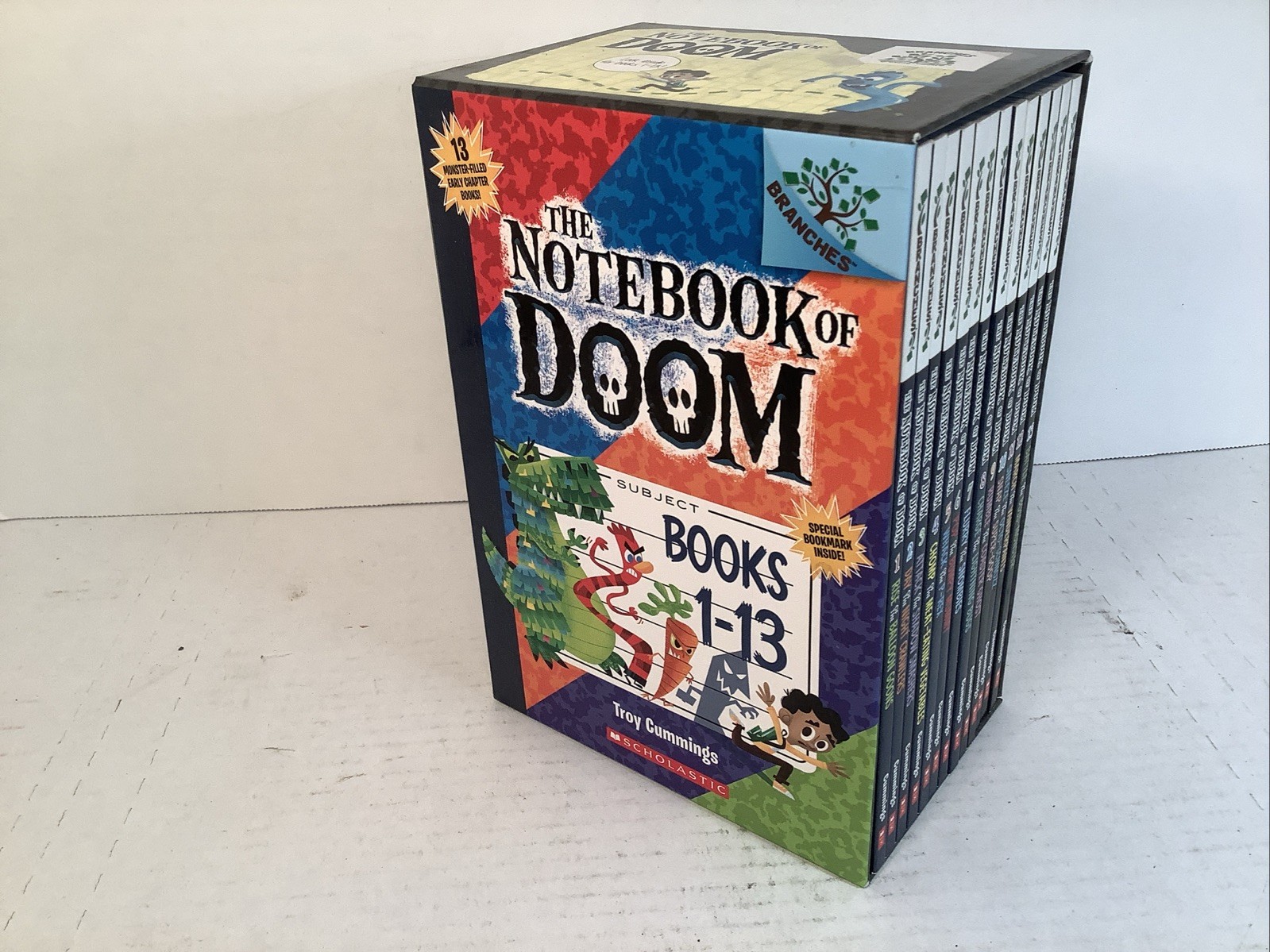 Scholastic The Notebook of Doom Books 1-13 Illustrated Box Set by Troy Cummings