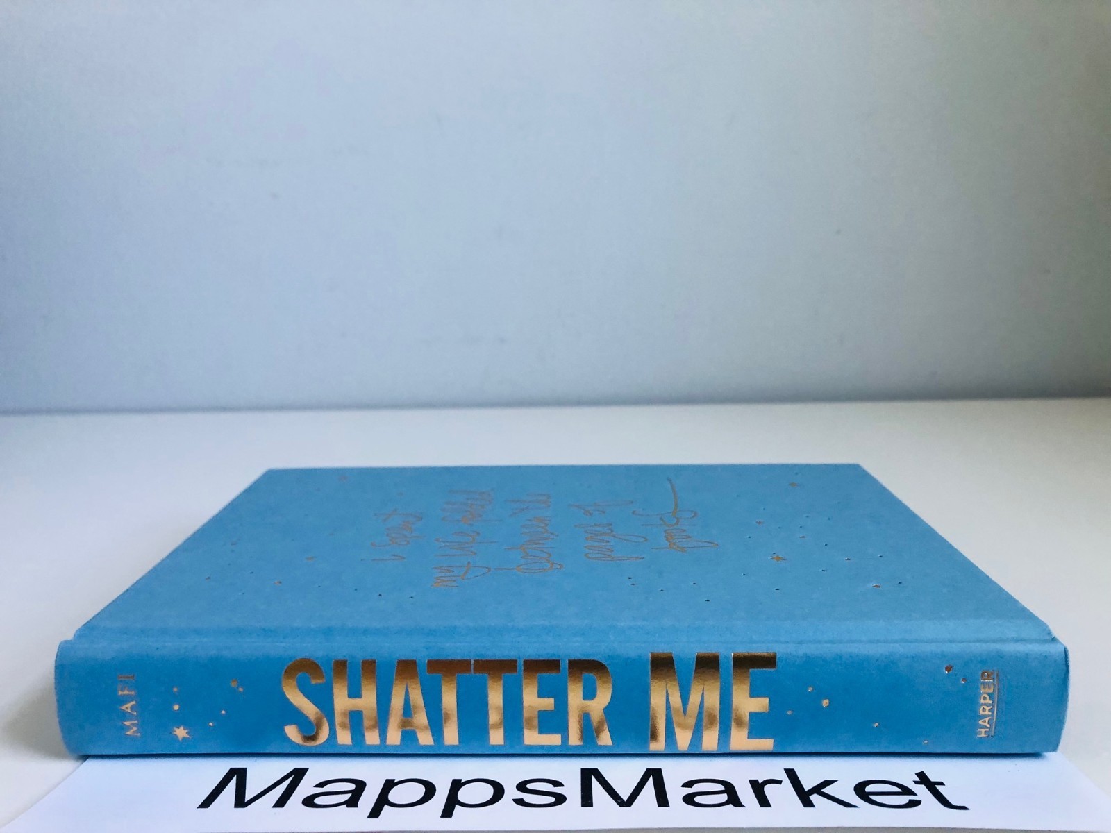 SIGNED Shatter Me Tahereh Mafi COLLECTOR’S DELUXE LIMITED EDITION HC ~ Stenciled
