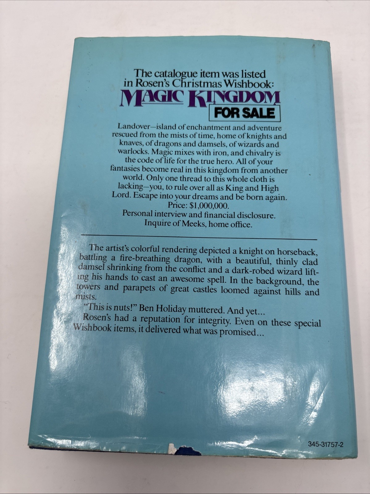 Magic Kingdom For Sale, SOLD! Vol 1 Terry Brooks Hardcover Book Club Edition