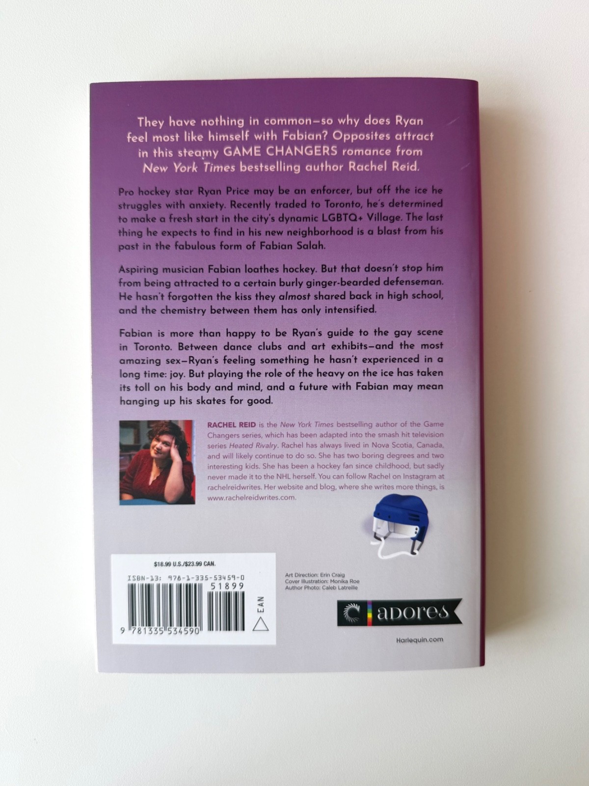 RACHEL REID – TOUGH GUY Signed/autographed book (author of HEATED RIVALRY)