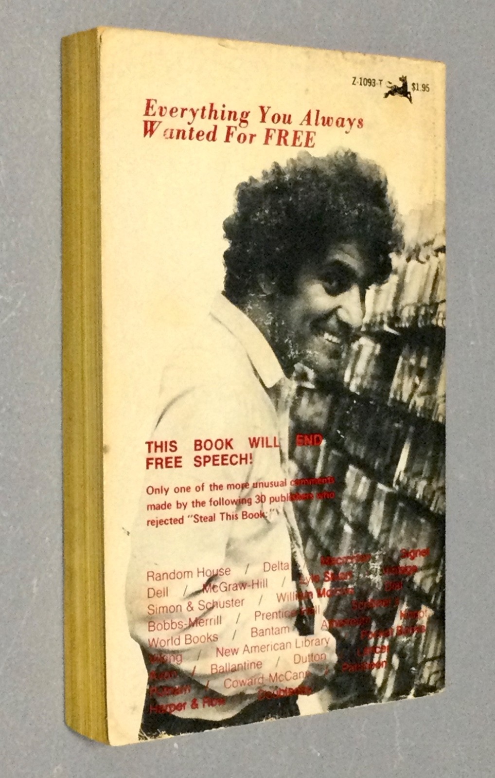 Steal This Book by Abbie Hoffman – 1971 1st Pirate Edition 5th Printing