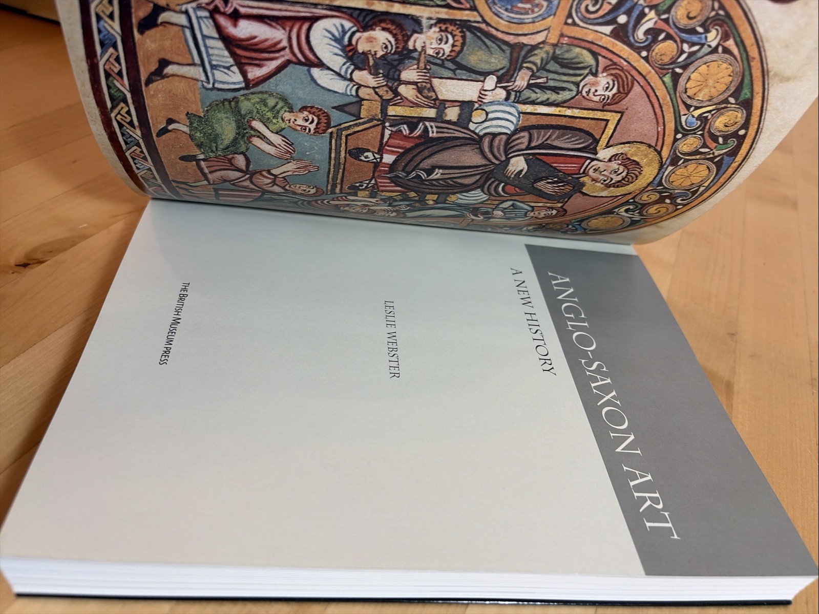 Anglo-Saxon Art: A New History – Webster, Leslie Paperback ~ UNREAD COPY