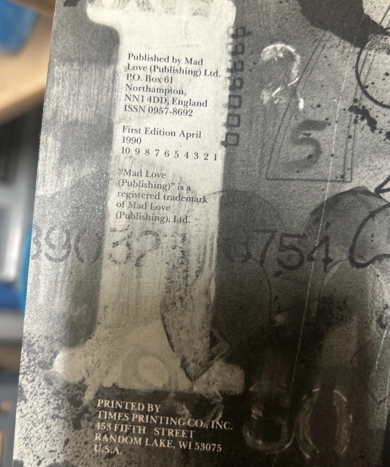 BIG NUMBERS Vol. 1 By Alan Moore Bill Sienkiewicz Magazine Book Mad Love