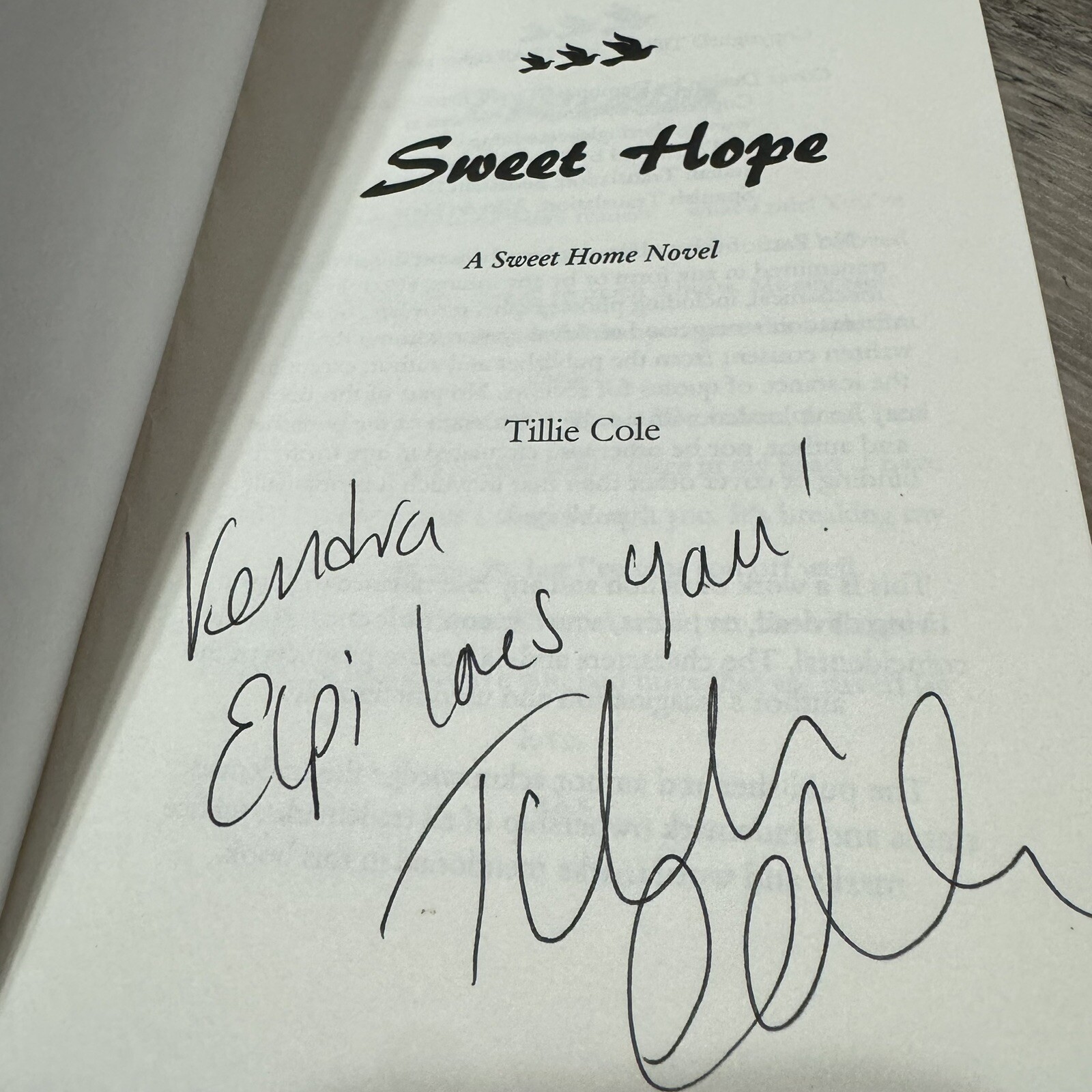 SIGNED Complete Sweet Home Series By Tillie Cole ( Home, Rome, Fall, Hope, Soul)