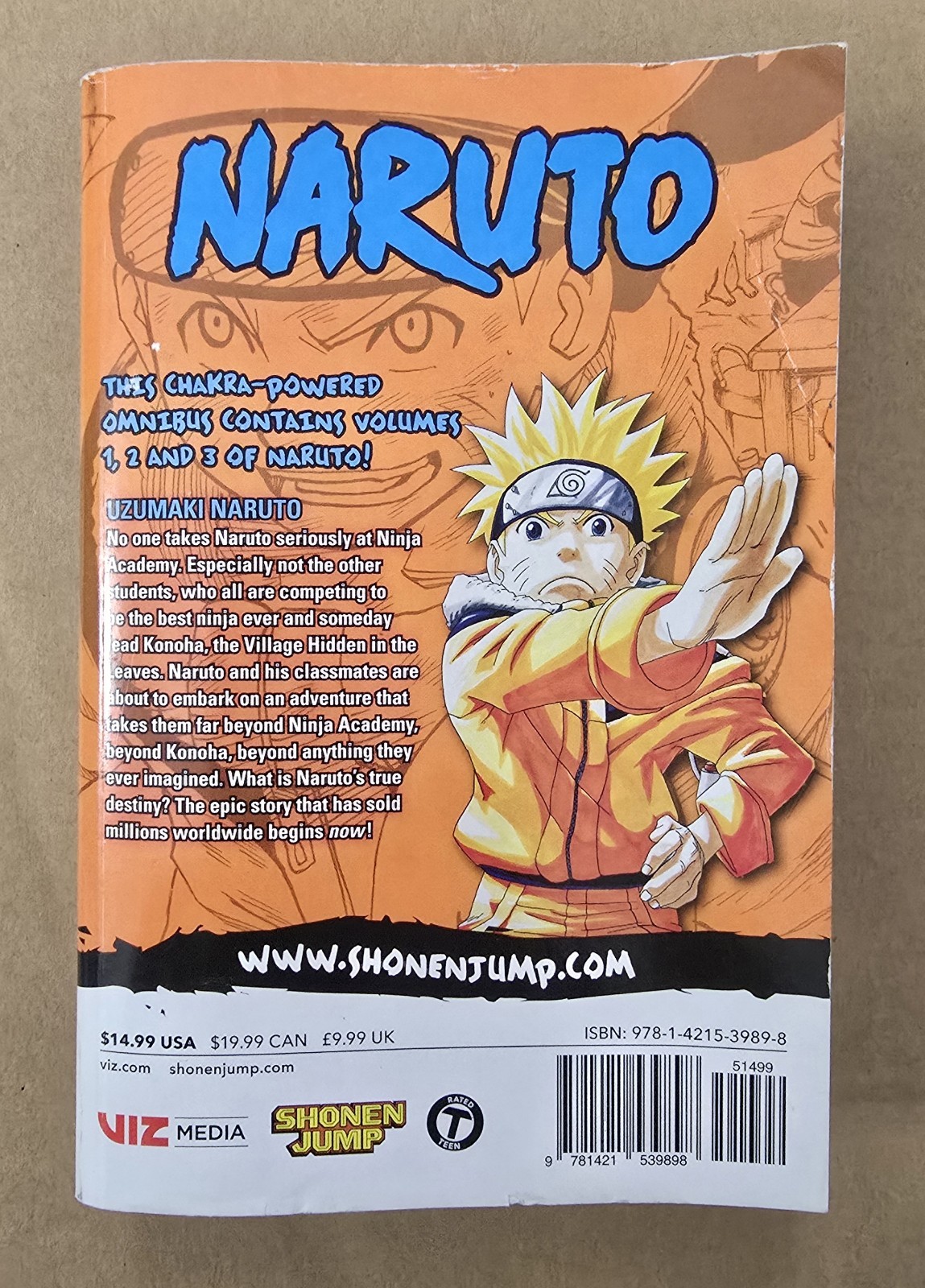 Naruto 3-In-1 #1 (1-2-3) 1 (VIZ Media May 2011)