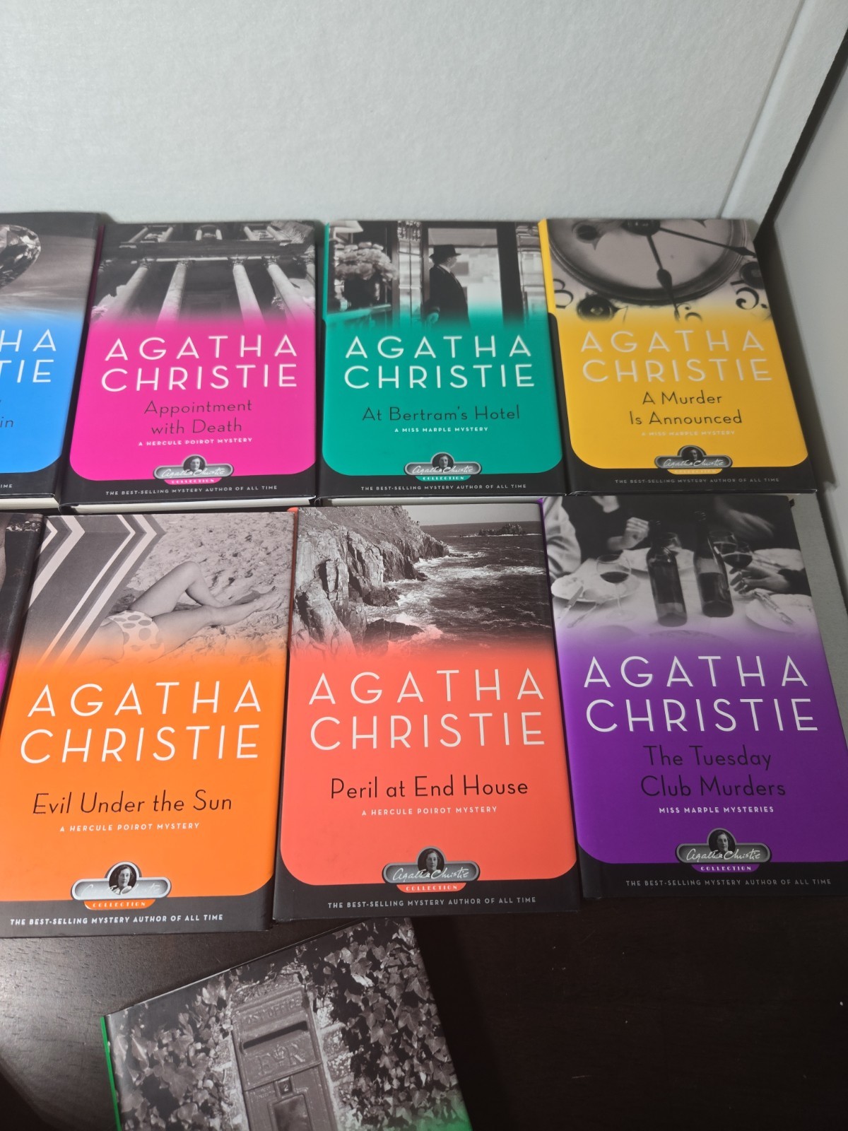 20 Agatha Christie Hercule Poirot & Marple Mystery HC Books Black Dog VG+ Cond