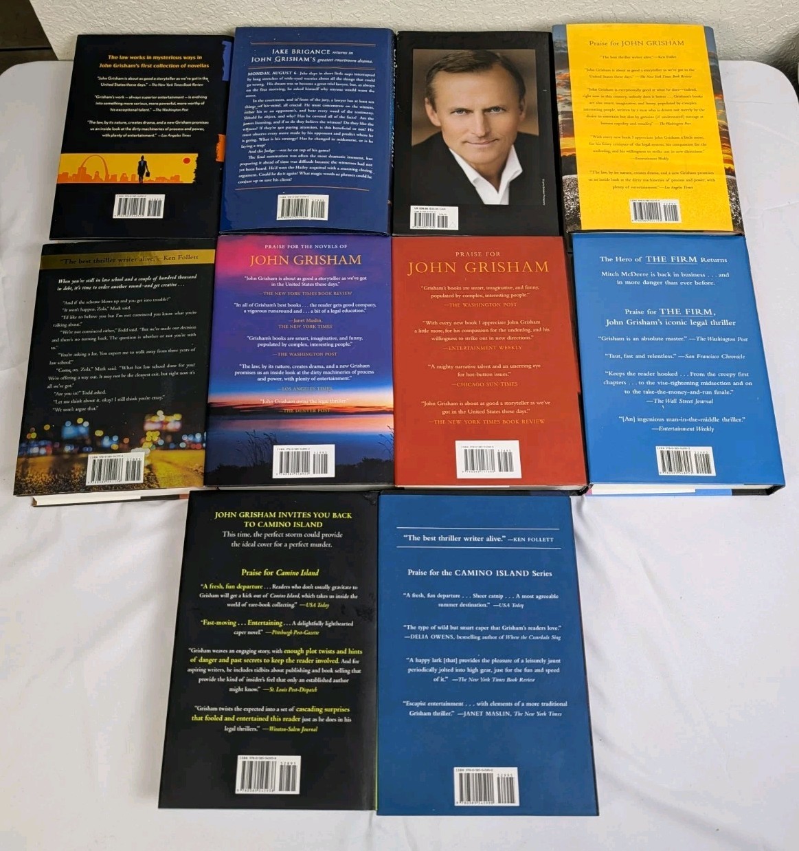 John Grisham Hardcover Mixed Lot (18) Some 1st Edition Thriller Crime