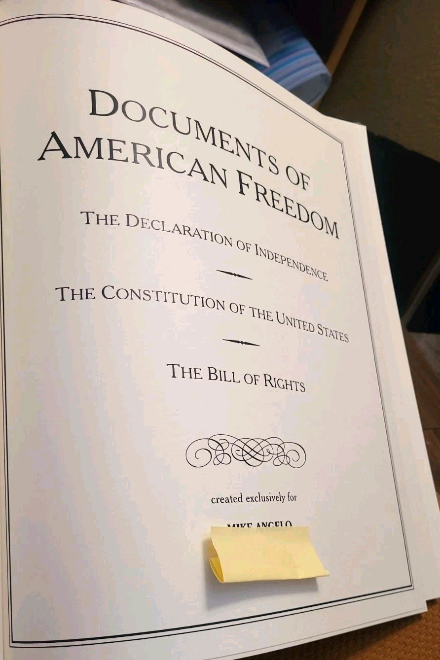 Documents of American Freedom Easton Press LEATHER BOUND Collector’s Edition