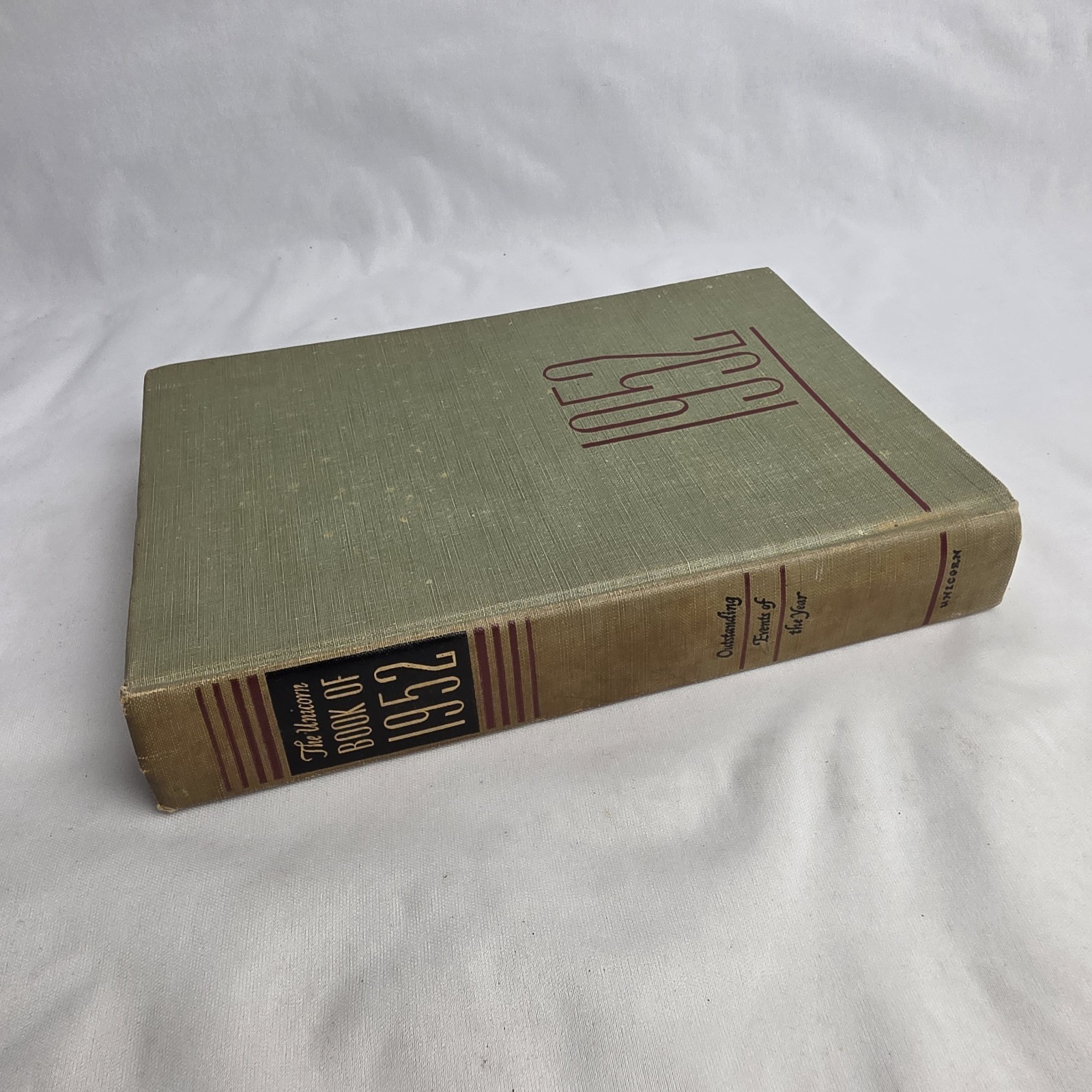 The Unicorn Book Of 1952 Outstanding Events of the Year By Joseph Morse 1953