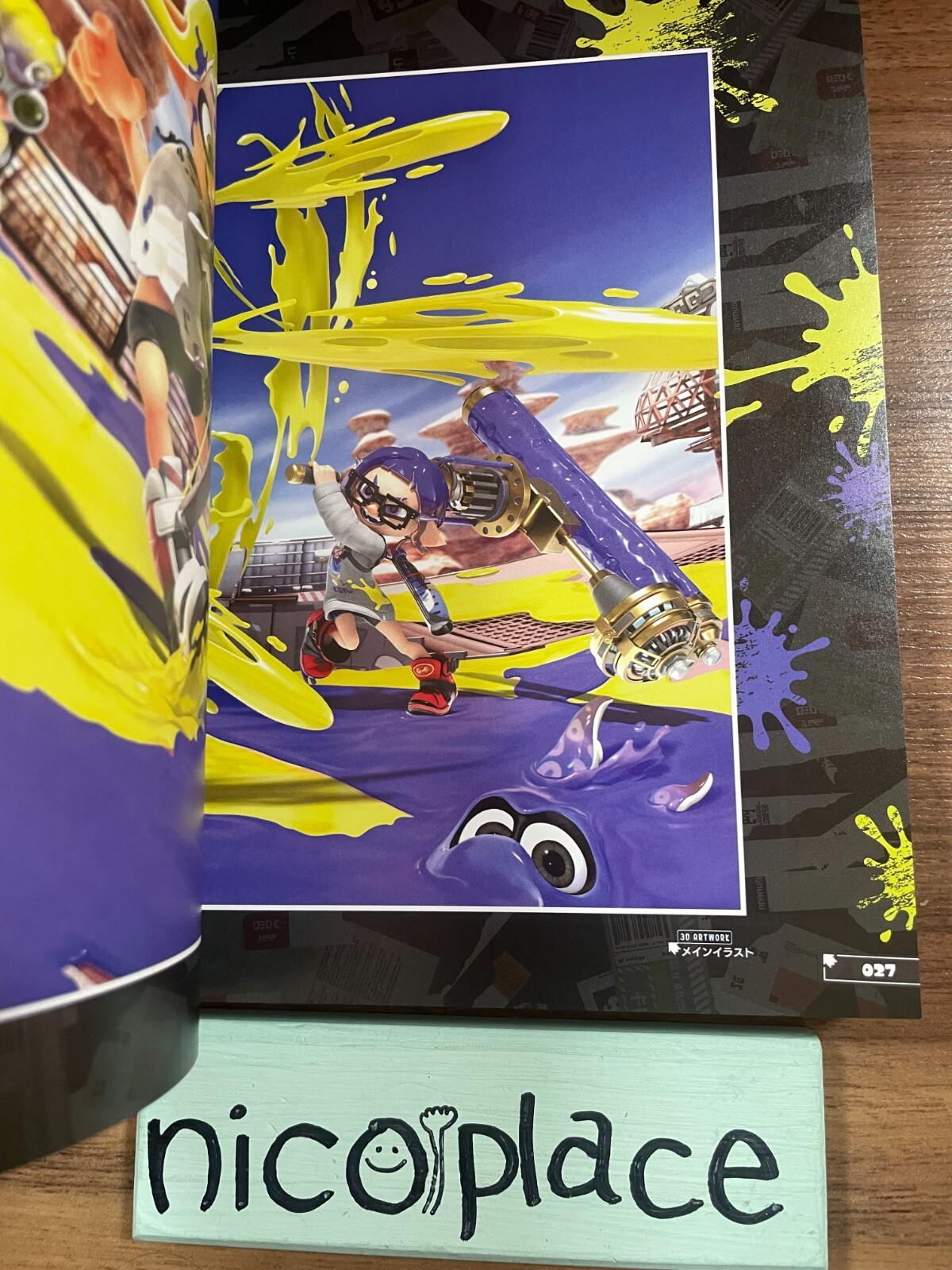 Ikasu Art Book Splatoon 3 Nintendo B5 All Color 400p 2023 Japan
