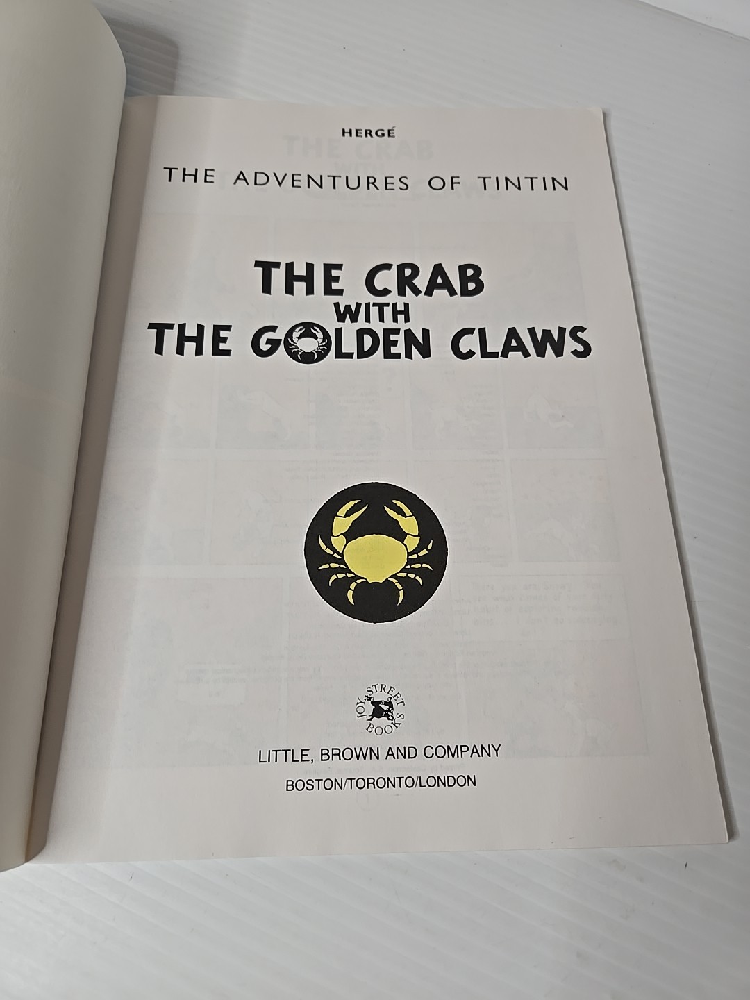 Herge The Adventures Of Tintin THE CRAB WITH THE GOLDEN CLAWS