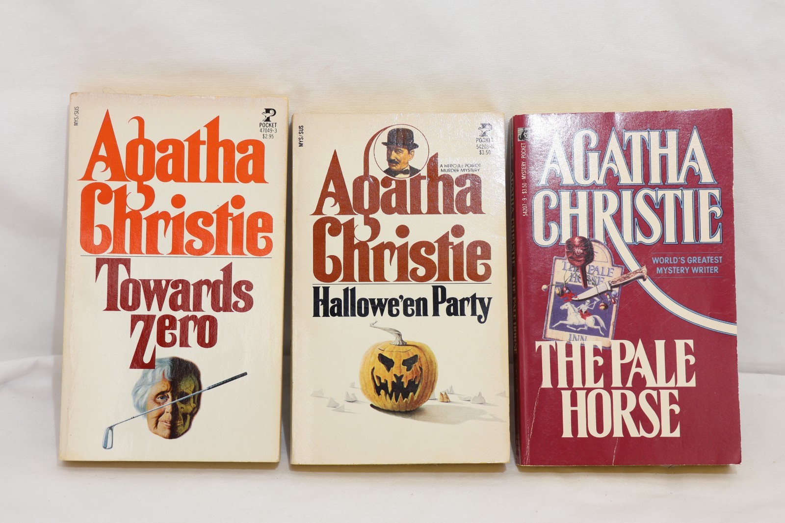 Lot of 7 Agatha Christie Books, Paperback, Mystery, Good, No Duplicates, B514