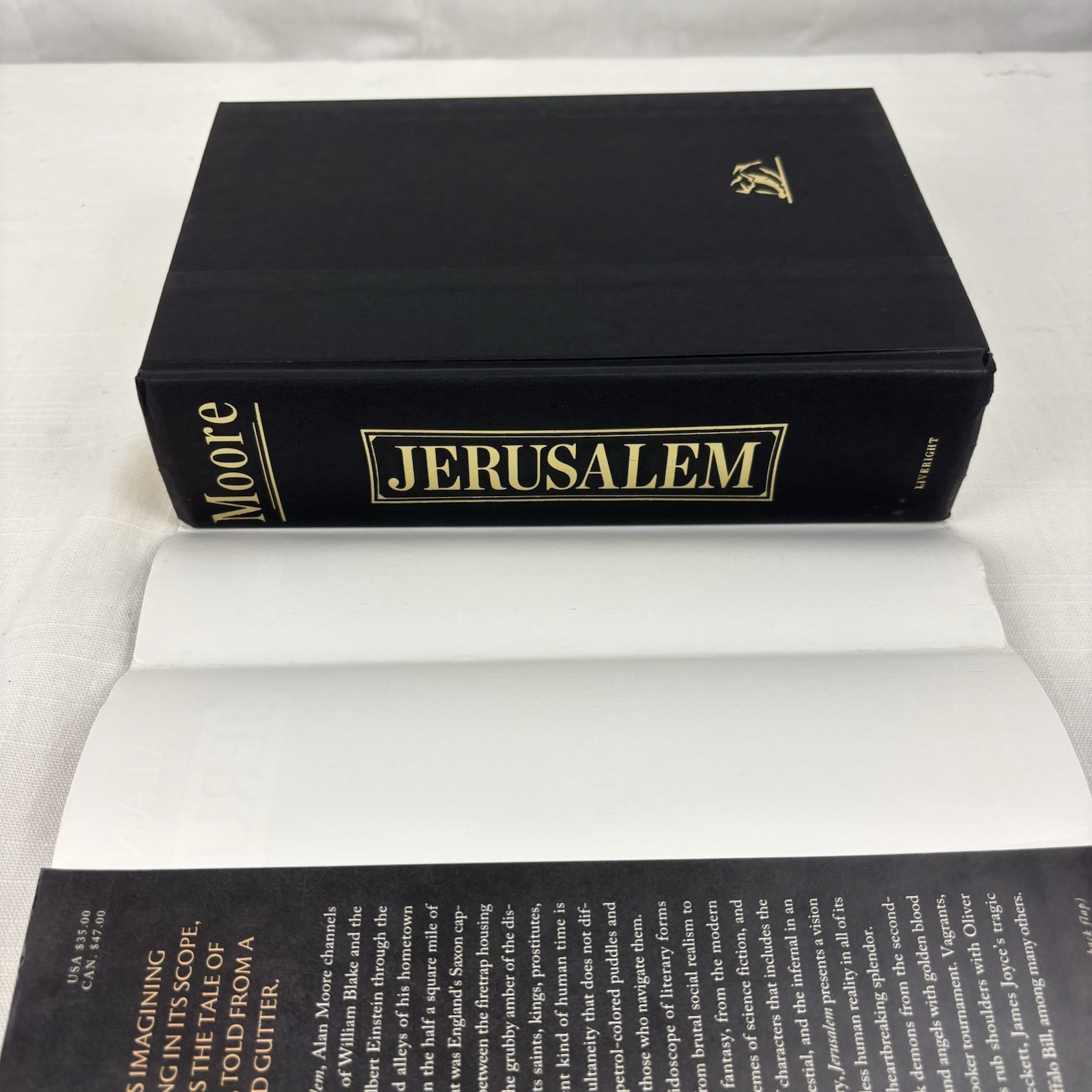 Jerusalem 1st Edition Book 1st Printing Alan Moore 2016 Hardcover Dust Jacket