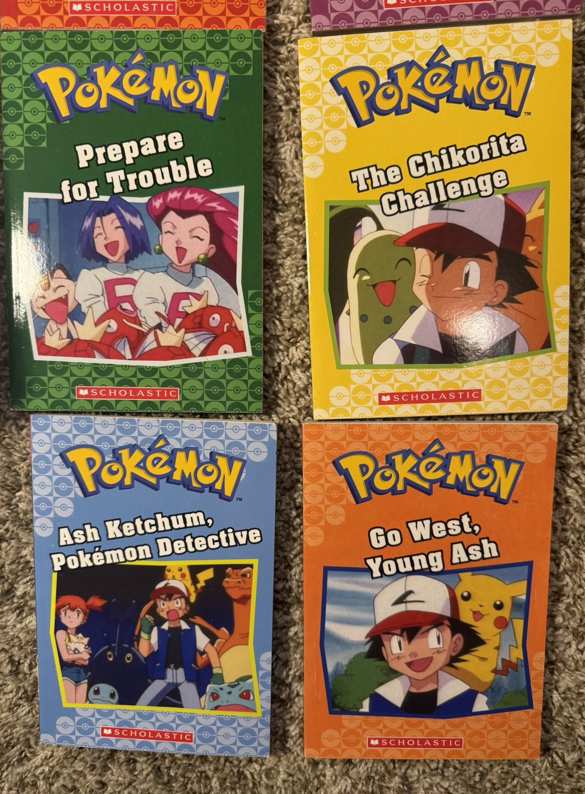 Pokemon Adventure Collection Box Set 8 Chapter Books COMPLETE Pikachu Scholastic