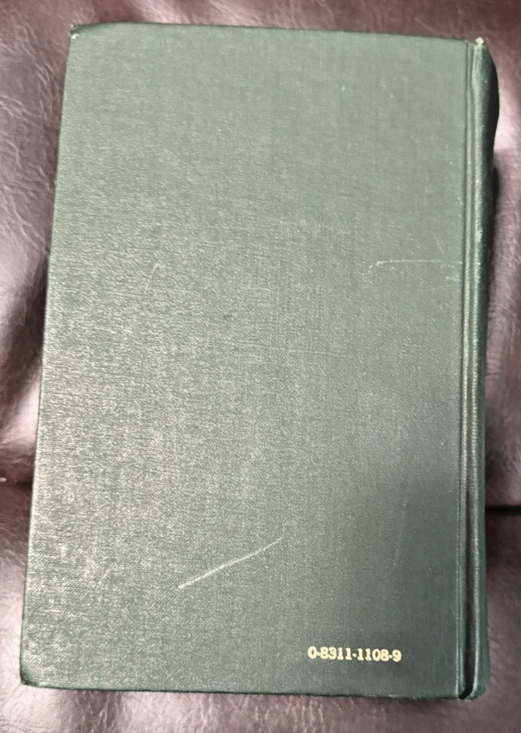 Machinery’s Handbook Twentieth Edition; Fifth Printing; 1978; STUDENT EDITION
