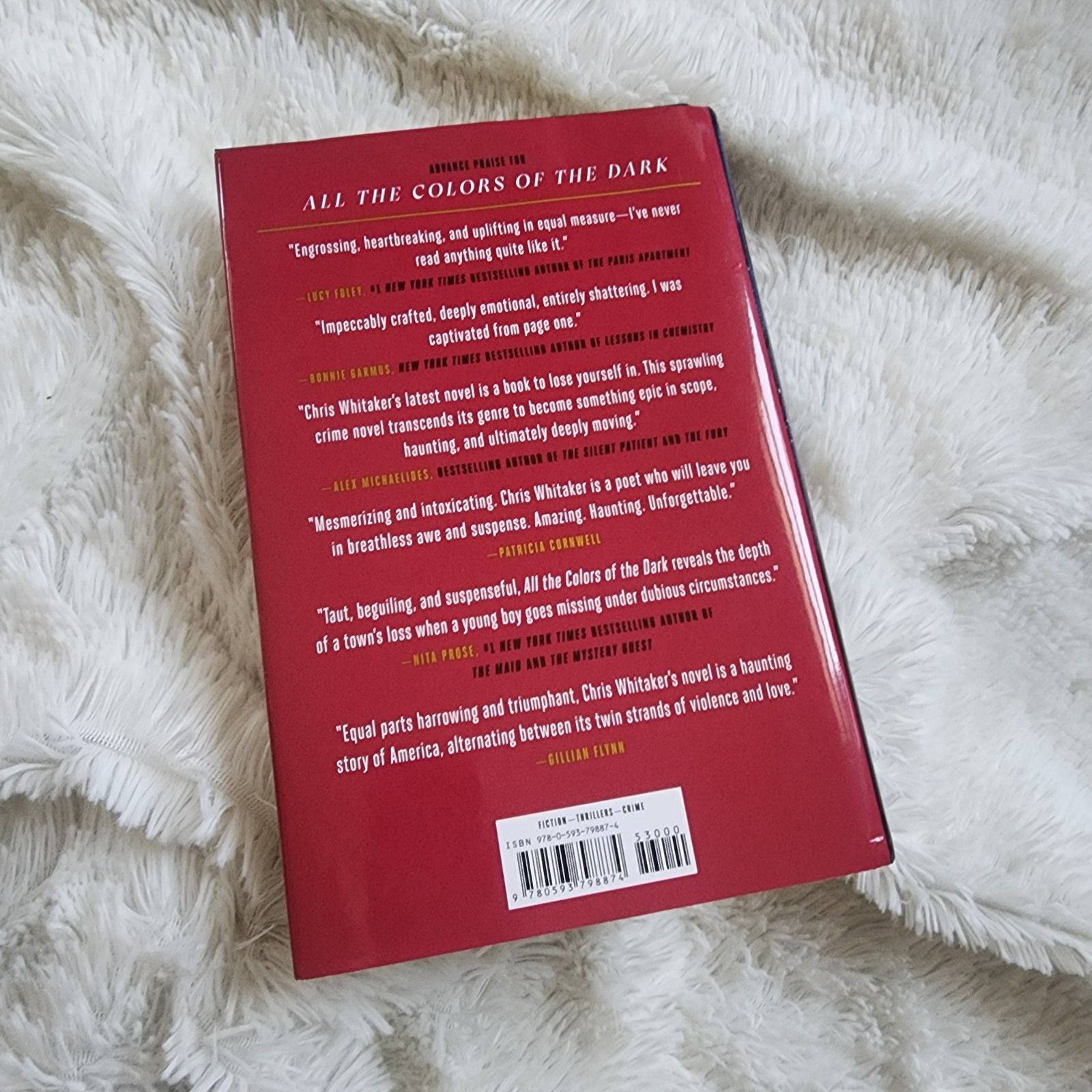 All the Colors of the Dark Hardcover Book by Chris Whitaker