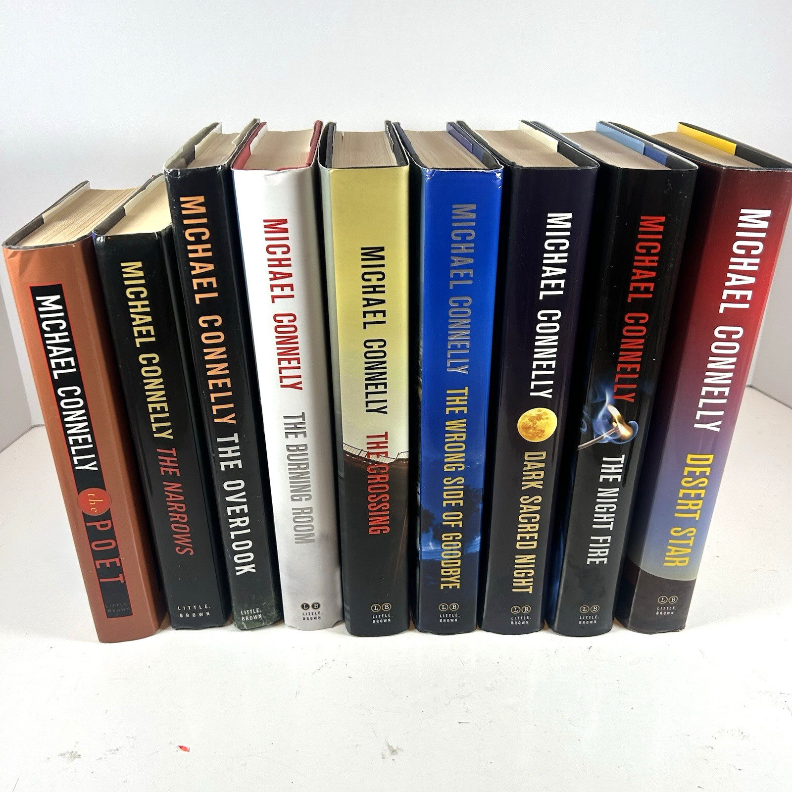 Michael Connelly Novels Lot of 9 Bosch Series HC/DJ Crime Fiction 1st Edition