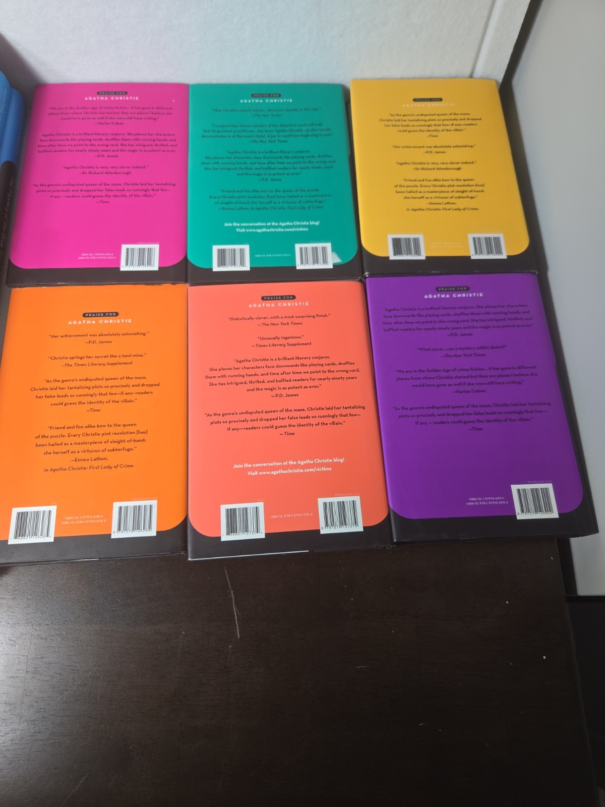 20 Agatha Christie Hercule Poirot & Marple Mystery HC Books Black Dog VG+ Cond