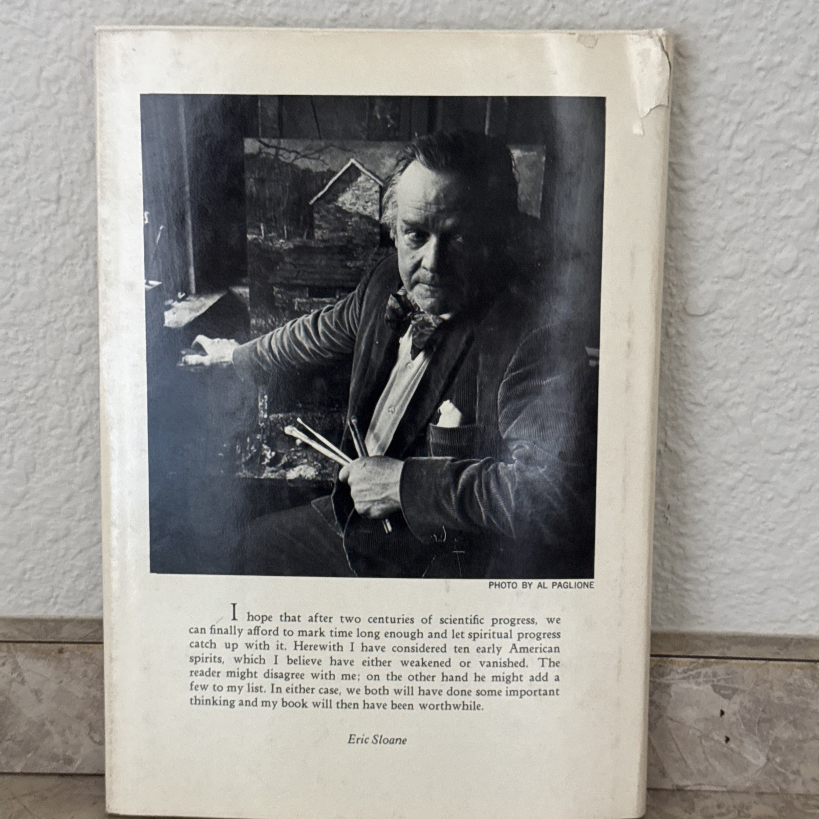 1973 1st Ed. THE SPIRITS OF ’76 Eric Sloane Hardcover DJ Bicentennial Inscribed