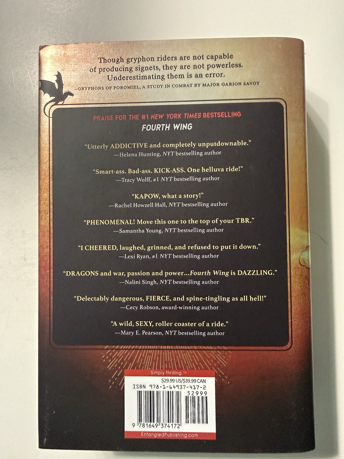 Iron Flame Rebecca Yarros HC 2023 First Edition Sprayed Edges Very Good