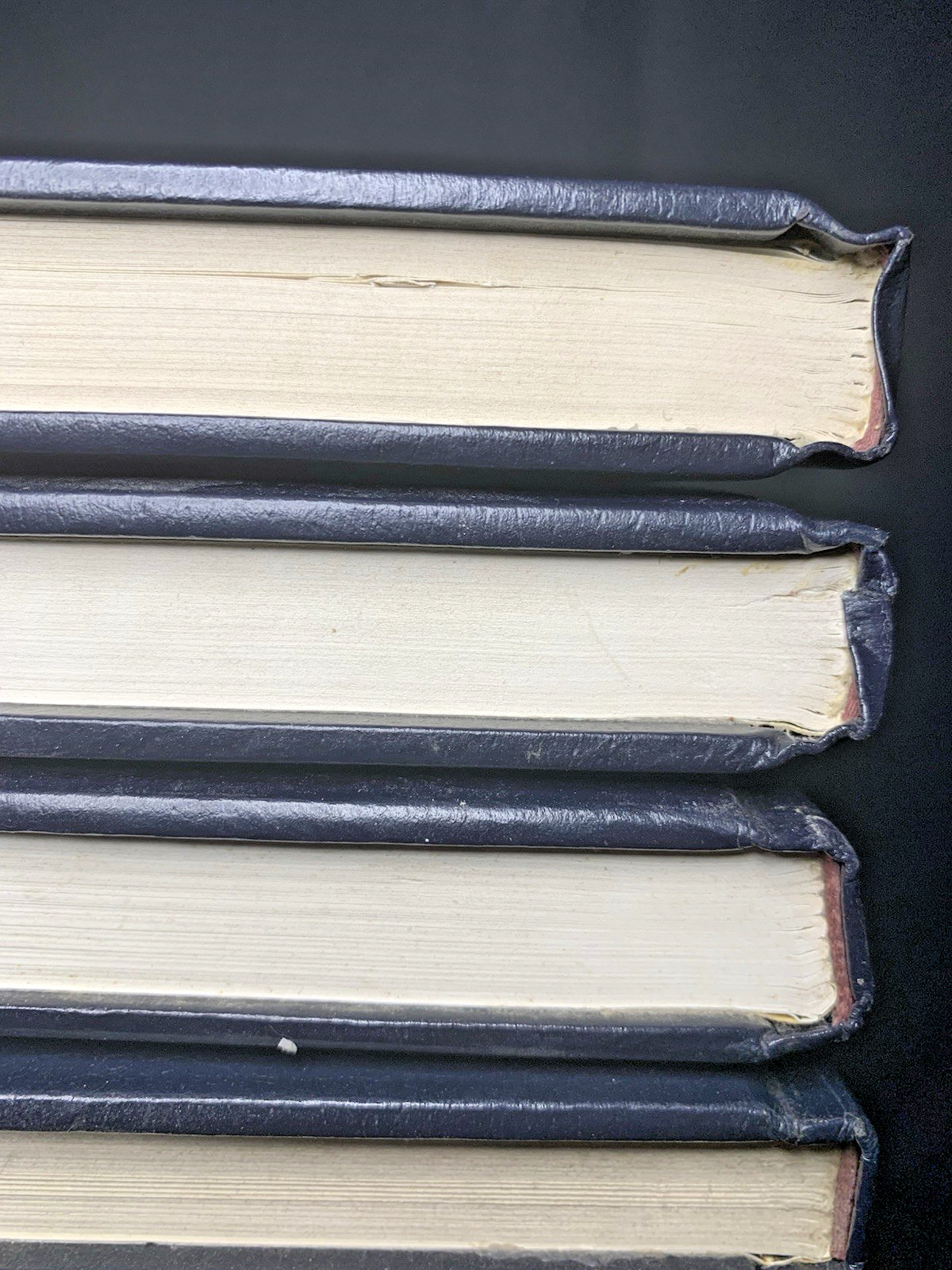 Lot of 10 Agatha Christie Bantam Mystery Collection Black Leatherette Books HC