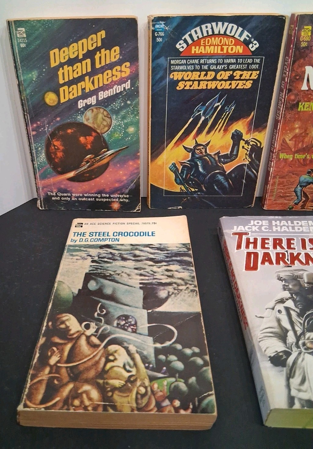 VTG Mixed Book Lot of 30 Fantasy Sci-fi: ACE Del Rey DAW Tor Publications *Good*
