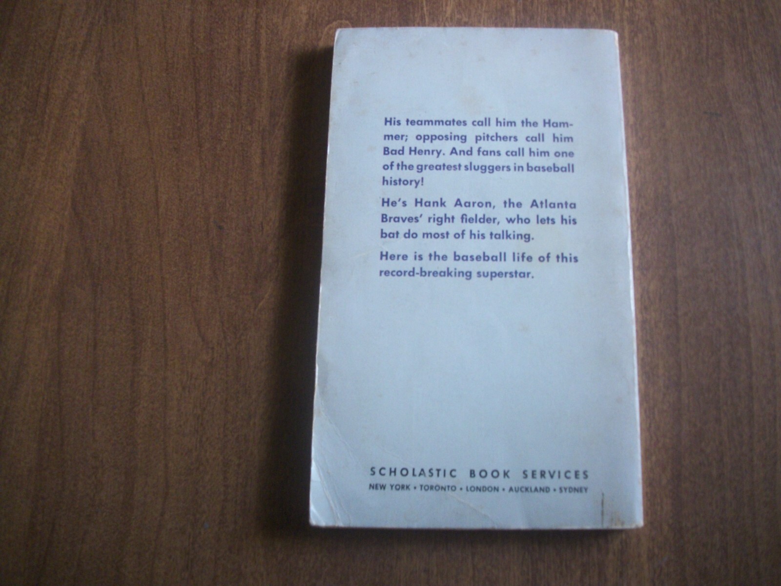 HAMMERIN HANK OF THE BRAVES–SOFTCOVER BOOKLET 176 PAGES
