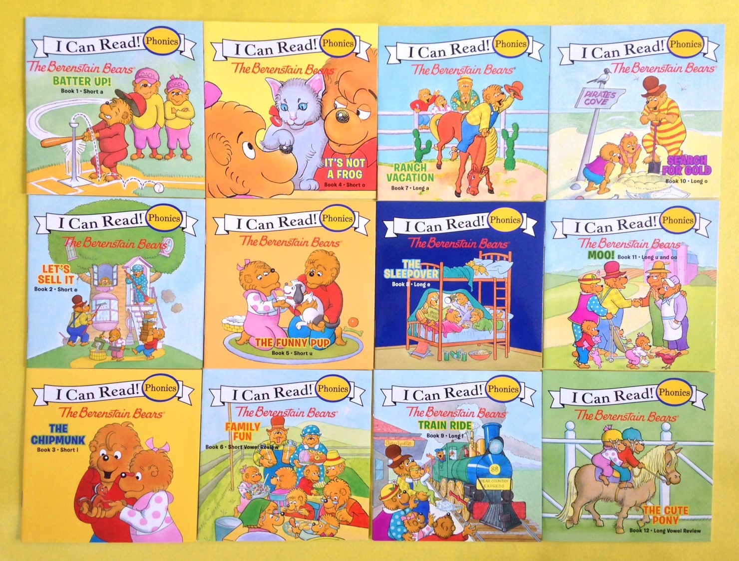 Berenstain Bears I Can Read Phonics Kids Books Lot 12
