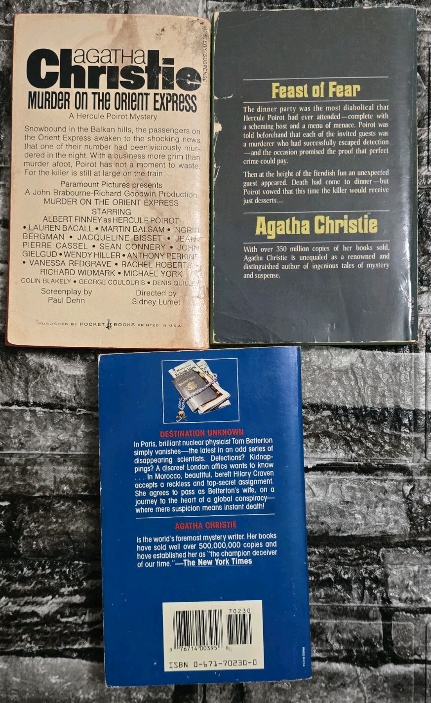 30 Vtg Agatha Christie Mystery Paperback Book Lot Hercule Poirot Berkley Bantam