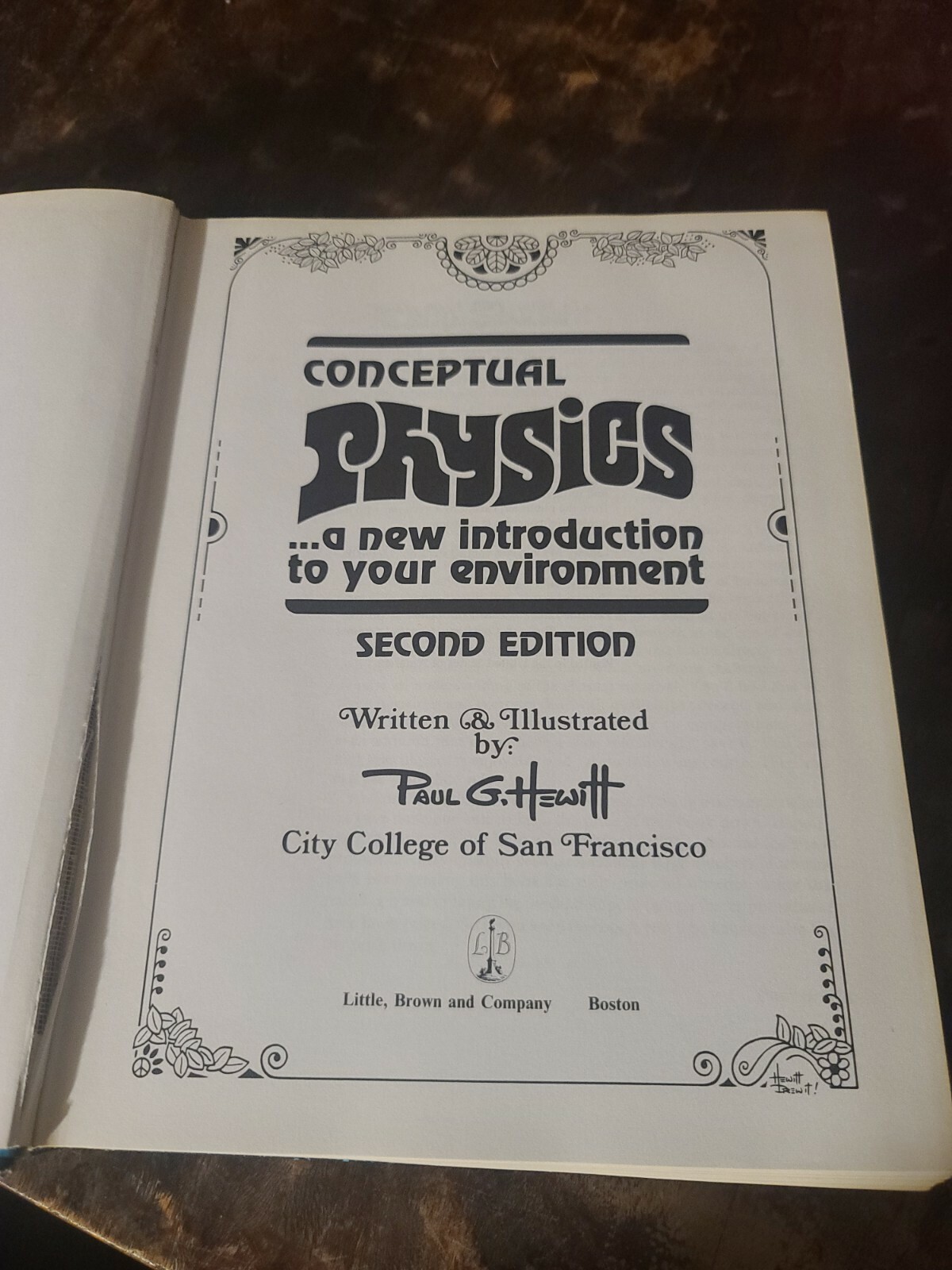 Conceptual Physics A New Introduction To Your Environment By Paul G. Hewitt 1974