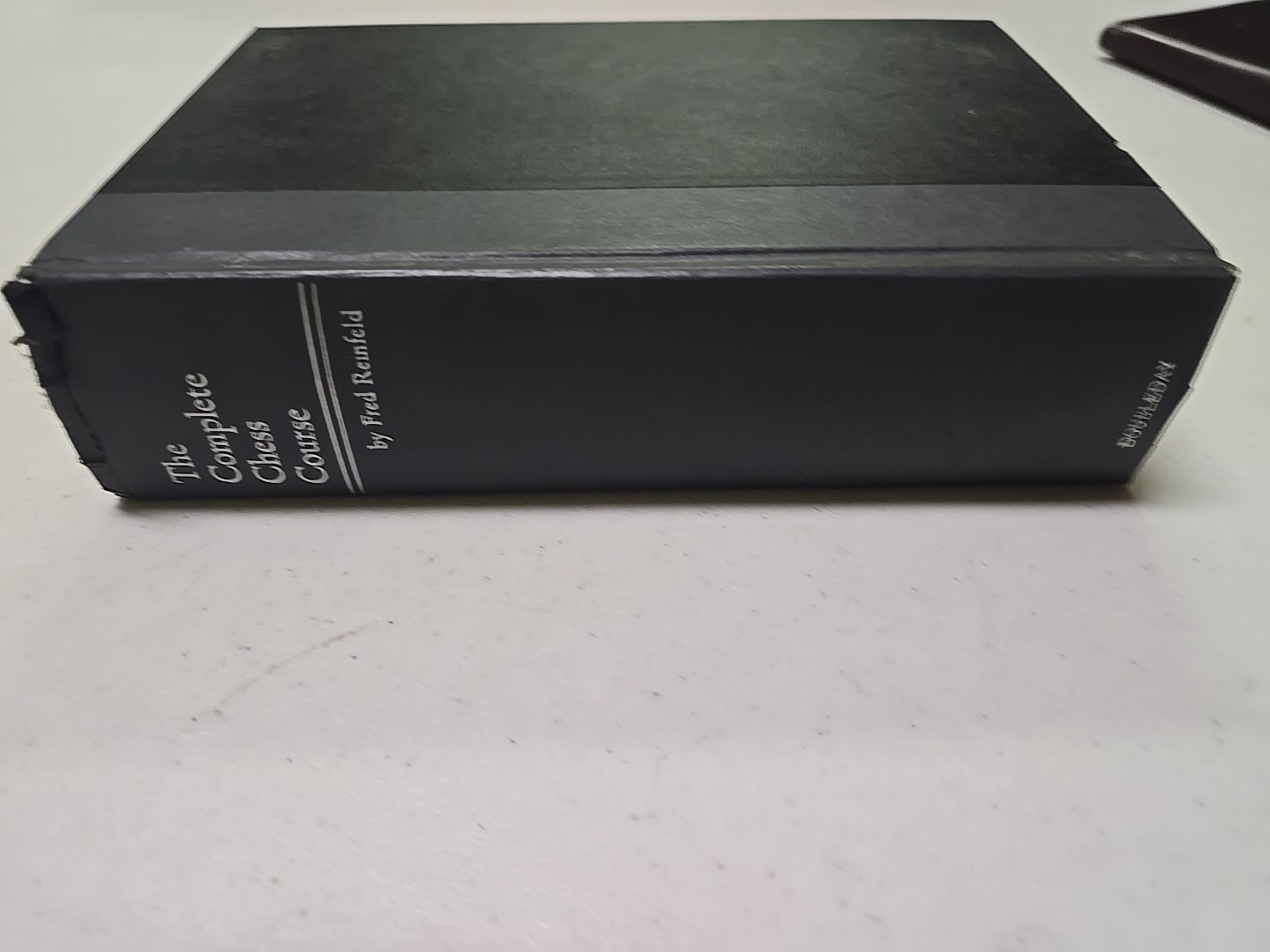 VTG HC Book “The Complete Chess Course” By Fred Reinfeld 1959 Doubleday& Company
